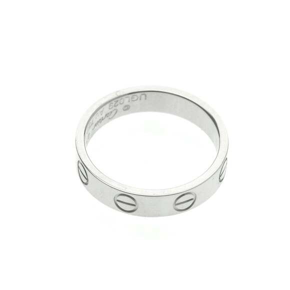 CARTIER 18k Silver Love Ring - Picture 9 of 10